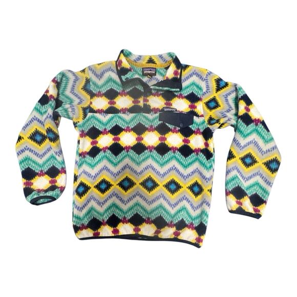 Patagonia Synchilla Women's Snap-T Fleece Pullover Timber Twist XS Aztec Fleece - Picture 8 of 8